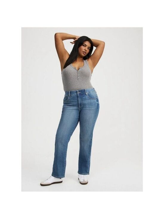 torrid Denim - Torrid Bombshell Straight High Rise Jeans (16R)